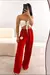 Calça Pantalona Feminina cor Vermelha - PDB91 - (cópia)
