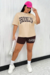 Conjunto Brooklyn 1898 Camiseta e Short Bege e Preto - PDB124 na internet
