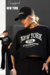 Cropped Algodão New York Preto em Algodão - PDB106