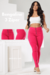 Calça Bengaline 3 Zíper Pink - PDB38.6 - comprar online