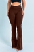 Legging Flare em Poliamida Premium Tecido Grosso Marrom - PDB59.2