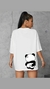 Imagem do Camiseta Oversized Feminina panda frente e costas