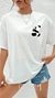 Camiseta Oversized Feminina panda frente e costas na internet