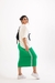 Saia Midi Listra Cor Verde - PDB84.4