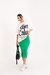 Saia Midi Listra Cor Verde - PDB84.4 - comprar online