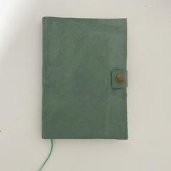 PLANNER PERPETUO GAMUZA - 29 VERDE HUMO 14X21