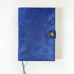 AGENDA SEMANAL GAMUZA - 32 AZUL ELECTRICO 14X21 - comprar online