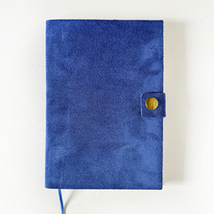 AGENDA DIARIA GAMUZA - 32 AZUL ELECTRICO 14X21 - comprar online
