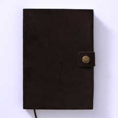 AGENDA SEMANAL GAMUZA - 6 MARRON 14X21 - comprar online