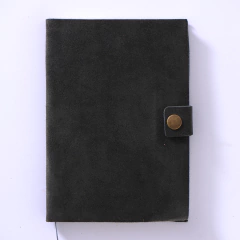 CUADERNO GAMUZA - 7 GRIS OSCURO 14X21 - comprar online