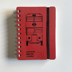 CUADERNO A6 ROJO RAYADO