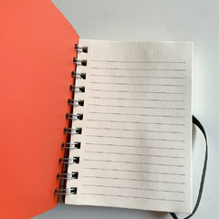 CUADERNO A6 ROJO RAYADO - comprar online