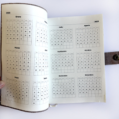 AGENDA SEMANAL GAMUZA - 2 VISÓN 14X21 - tienda online