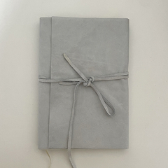 CUADERNO CUERO - GRIS 14X21 - comprar online