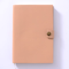AGENDA DIARIA CUERO - 1 TONO BEIGE ROSADO 14x21