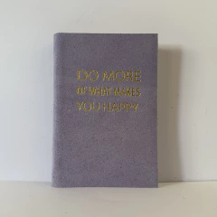 CUADERNITO 9X13 - DO MORE - GAMUZA LILA - comprar online
