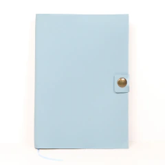 CUADERNO ECO CUERO - CELESTE 14X21 - ENTREGA INMEDIATA