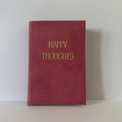 CUADERNITO 9X13 - HAPPY - GAMUZA ROSA CHICLE - comprar online