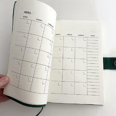 PLANNER PERPETUO GAMUZA - 1 HABANO 14X21 - Muy Papel