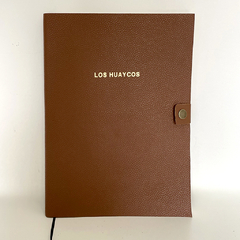 LIBRO DE FIRMAS ECO CUERO - SUELA 23x23