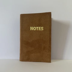 CUADERNITO 9X13 - NOTES - GAMUZA HABANO - comprar online