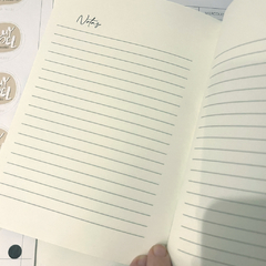 PLANNER PERPETUO GAMUZA - 6 MARRÓN 14X21 - Muy Papel