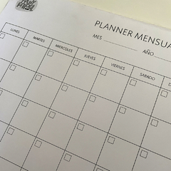 PLANNER MENSUAL PERPETUO - BLOCK A4 - comprar online