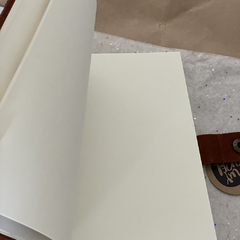 CUADERNO DE RECETAS GAMUZA - 18X20 - Muy Papel