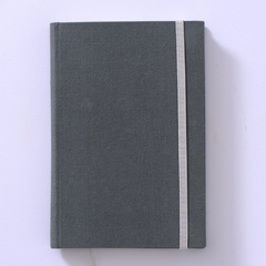 CUADERNO LINO - GRIS OSCURO 14X21