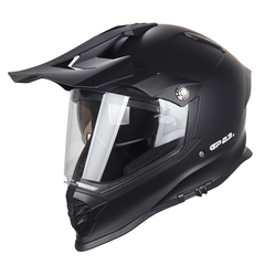 CASCO ENDURO DOBLE VISOR GP23 BUBBA 800 NEGRO MATE