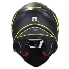 CASCO ENDURO DOBLE VISOR GP23 BUBBA 800 NEGRO FLUO MATE - comprar online