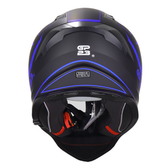 CASCO ENDURO DOBLE VISOR GP23 BUBBA 800 AZUL MATE - FRASER MOTOS