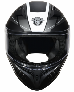 CASCO PUNTO EXTREMO 978 FAST BLANCO NEGRO - comprar online