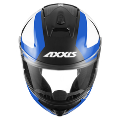 CASCO AXXIS DRAKEN X-ROAD NEGRO/BLANCO/AZUL BRILLO en internet
