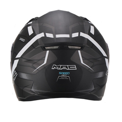 CASCO SPEED RIOT MATT BLACK WHITE - comprar online