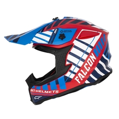 CASCO FALCON ENERGY B5 ROJO PERLA BRILLO