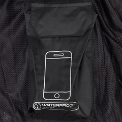 CAMPERA CORDURA FUSE EVO NEGRO ROJO BLANCO NINE TO ONE - FRASER MOTOS