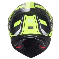 CASCO REBATIBLE DOBLE VISOR GP23 FURIUS AMARILLO FLUO - tienda online