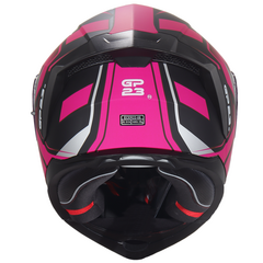 CASCO REBATIBLE DOBLE VISOR GP23 FURIUS 900 ROSA MATE - tienda online