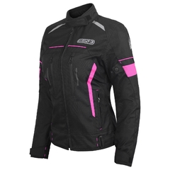 CAMPERA PUNTO EXTREMO GP23 RUTA 40 CP-20 DAMA ROSA Y NEGRO