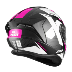 CASCO AXXIS DRAKEN X-ROAD B3 ROSA BRILLO - FRASER MOTOS