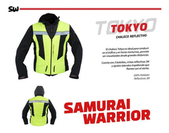 CHALECO TOKIO REFLECTIVO FLUO CORDURA SAMURAI WARRIOR - FRASER MOTOS