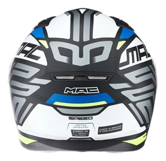 CASCO 825 CONTROL BLANCO GRIS AZUL - FRASER MOTOS