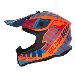 CASCO FALCON ENERGY B4 NARANJA BRILLO