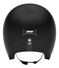CASCO HAWK 721 CLASSIC NEGRO MATE CON SUN VISOR Y VISERA - tienda online