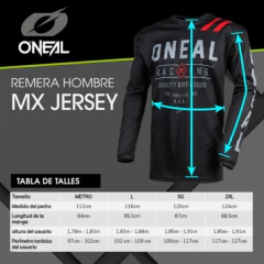 JERSEY ONEAL ELEMENT DIRT BLACK GRAY en internet