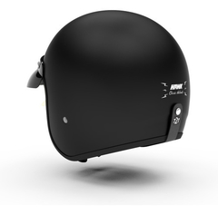 CASCO HAWK 721 CLASSIC NEGRO MATE CON SUN VISOR Y VISERA - FRASER MOTOS