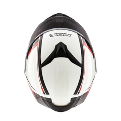 CASCO ROCK STROKE WHI BLACK RED - tienda online