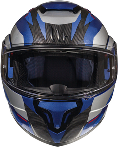 CASCO ATOM SV TRANSCEND E7 GLOSS BLUE - FRASER MOTOS