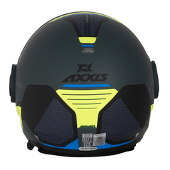 CASCO AXXIS RAVEN SV CYPHER D4 AMARILLO FLUO MATE - tienda online